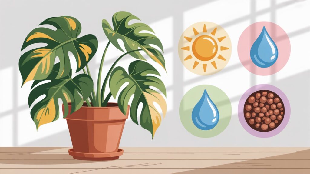 frunze galbene plante